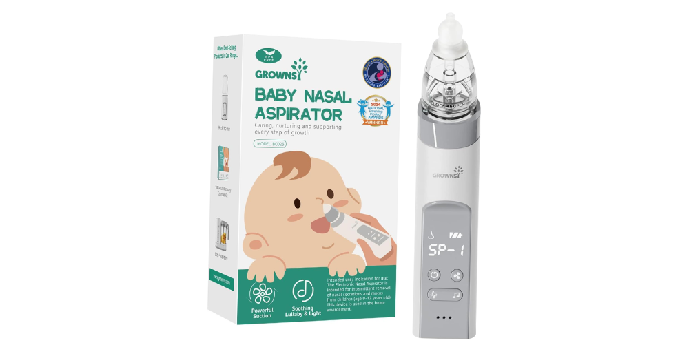 grownsy’s-electric-nasal-aspirator-helps-you-safely-extracting-mucus-from-your-baby’s-nose